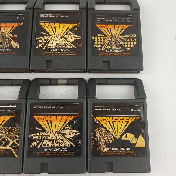 Lot of 8 Magnavox Odyssey 2 Video Game Cartridges - Vintage 1970s/80s - Picture 3 of 8